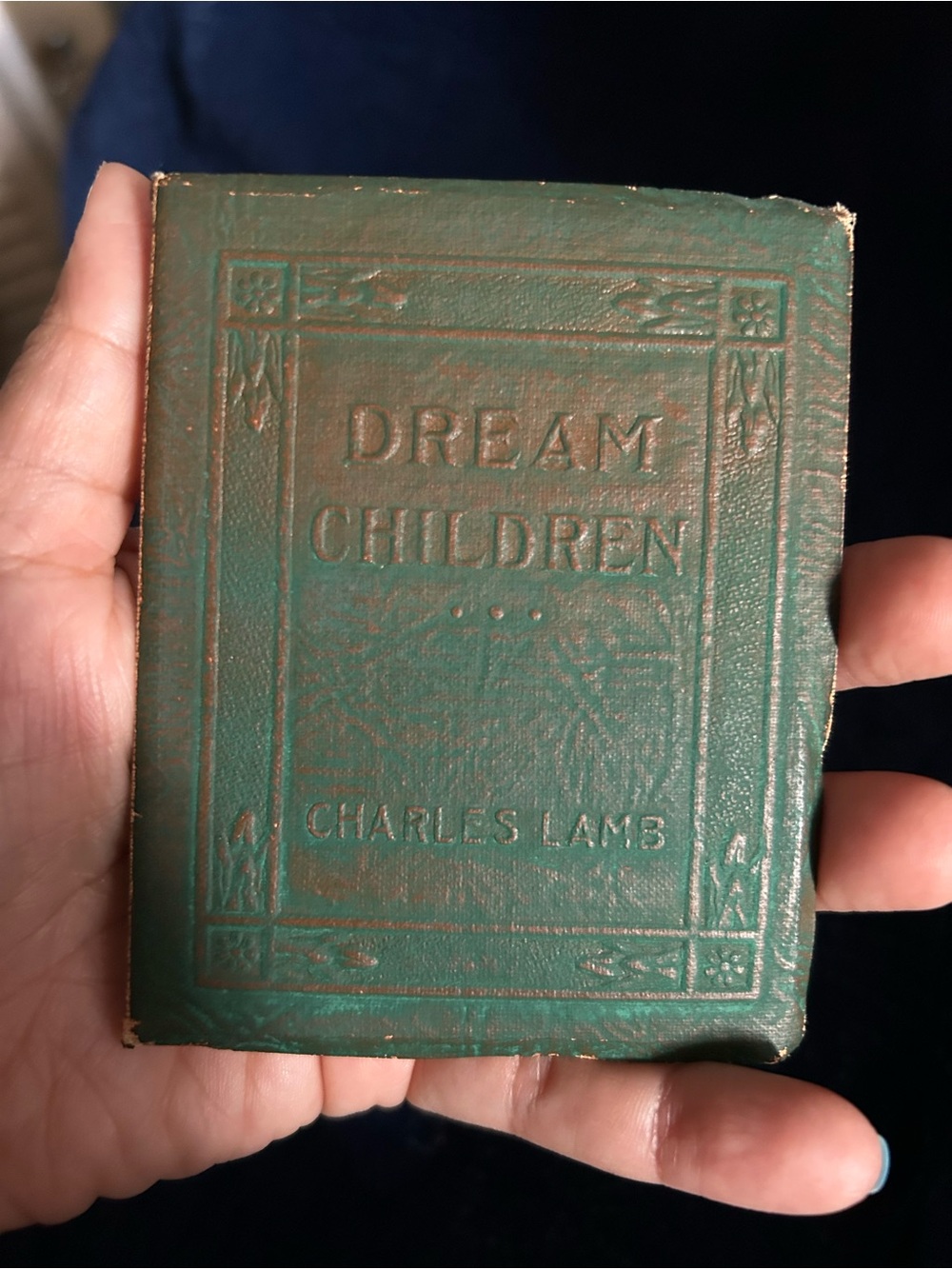 Dream Children by Charles Lamb - Green Embossed Hardcover